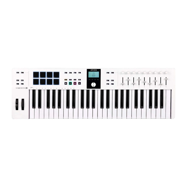 Arturia KeyLab Essential 49 MK3 MIDI Keyboard Controller White