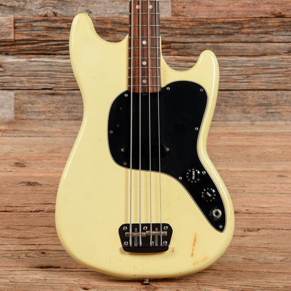 Fender Musicmaster Bass Olympic White 1978