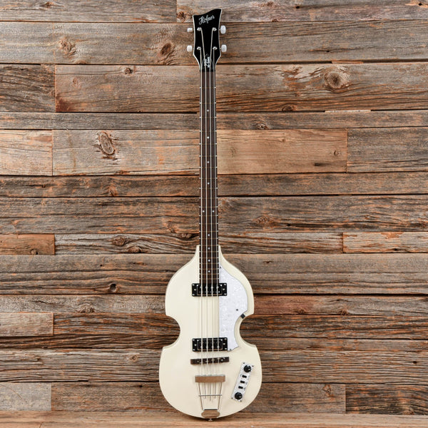 Hofner Ignition Pro Violin Bass Pearl White – Chicago Music Exchange