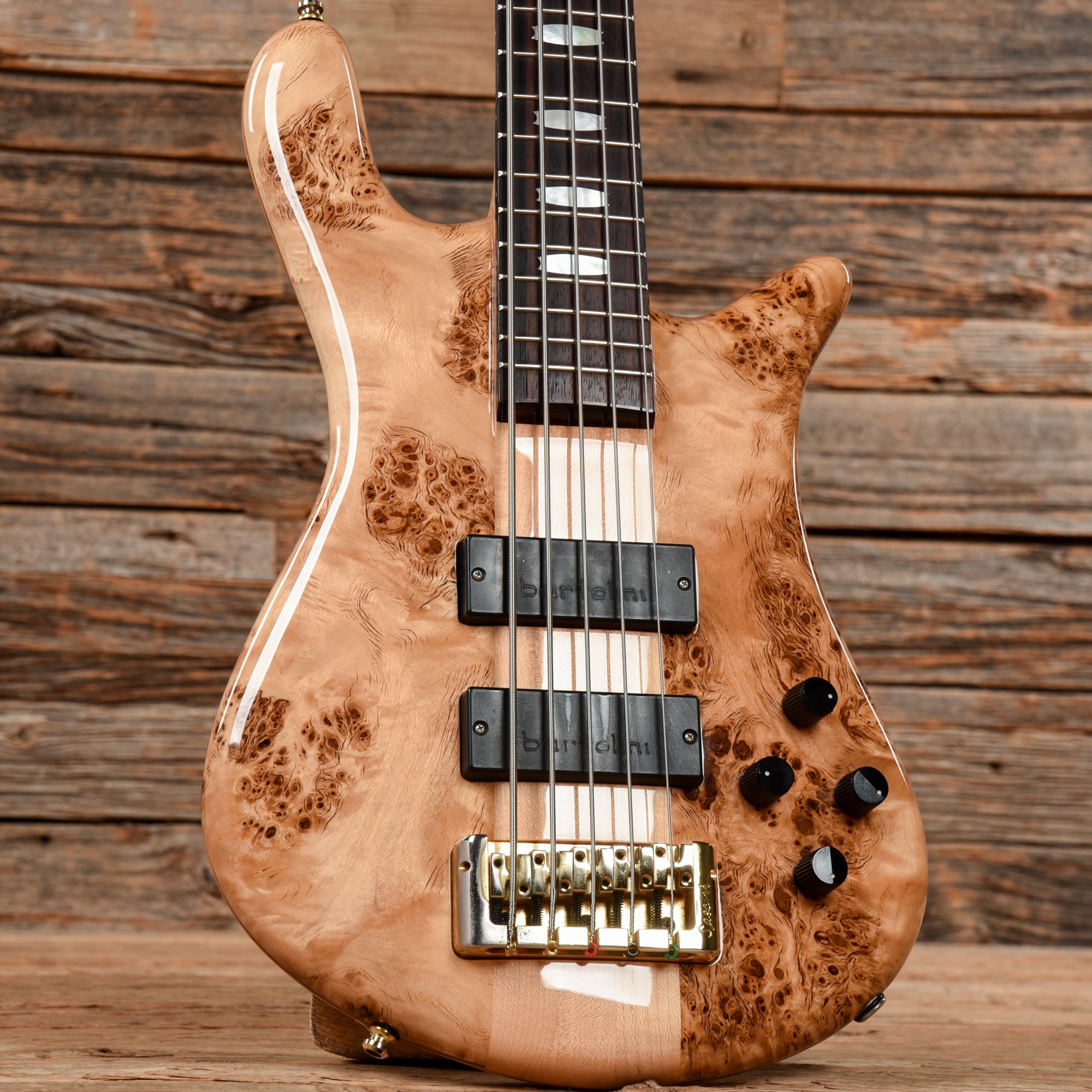 Spector Euro 5 LX Poplar Burl Natural