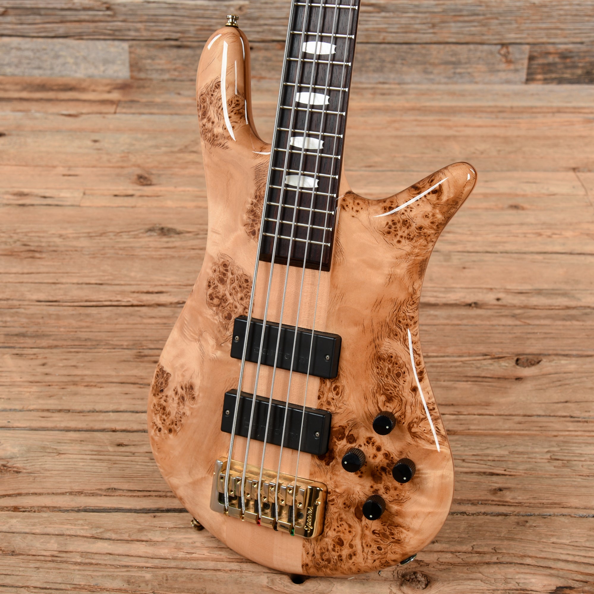 Spector Euro 5 LX Poplar Burl Natural