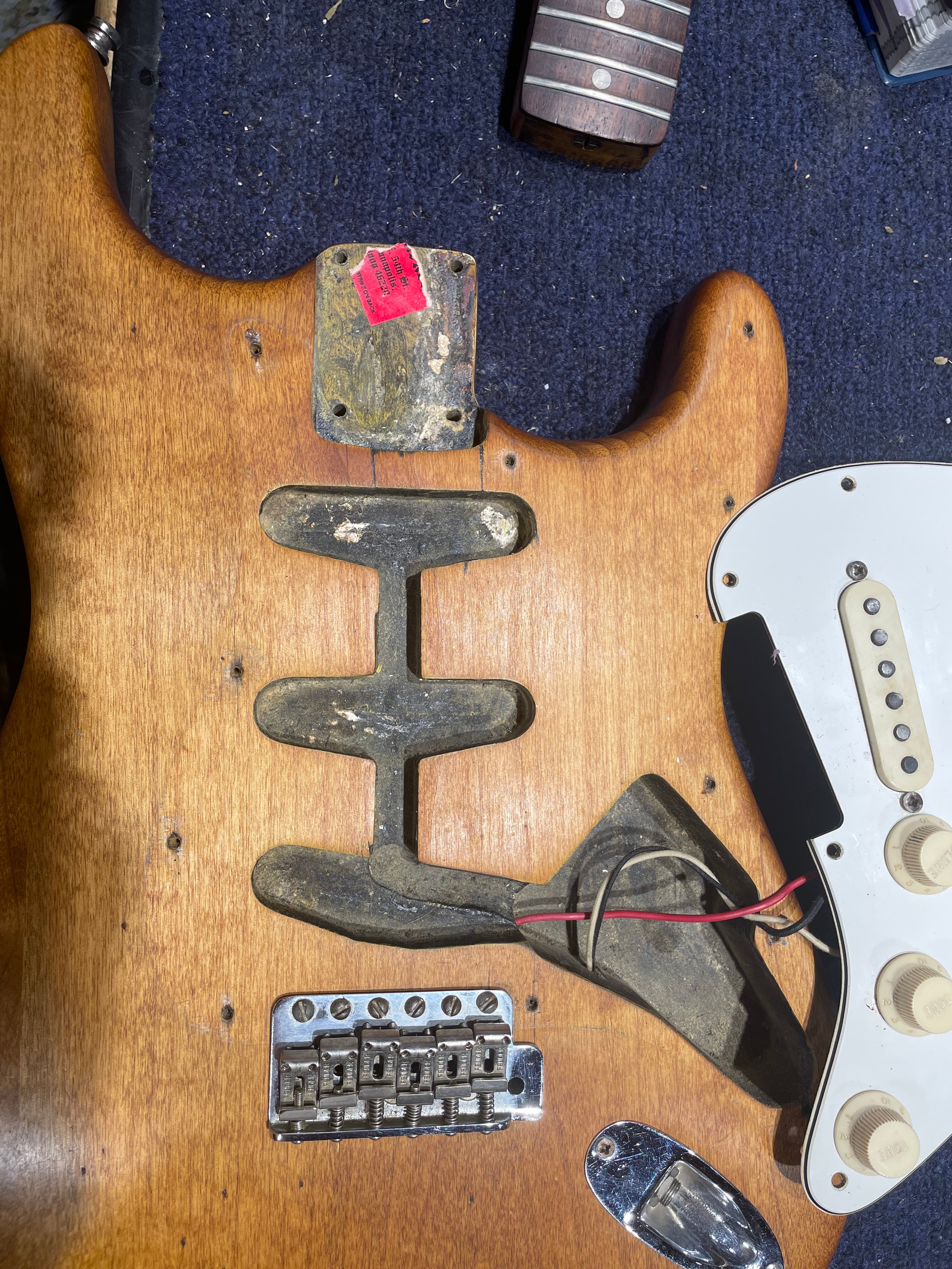 Fender Stratocaster Stripped Natural 1966