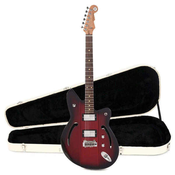 Reverend Air Sonic W Metallic Red Burst Hardshell Case Bundle – Chicago ...