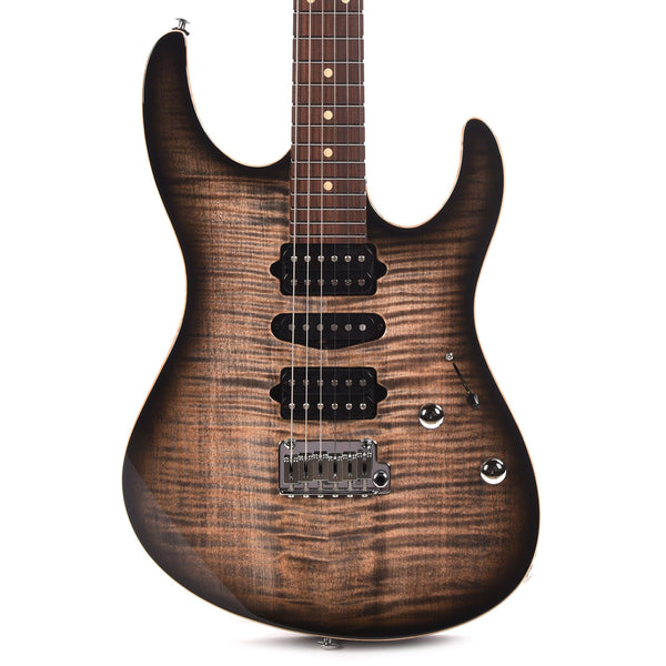 Suhr Modern Plus HSH Trans Charcoal Burst w/Deluxe Gig Bag