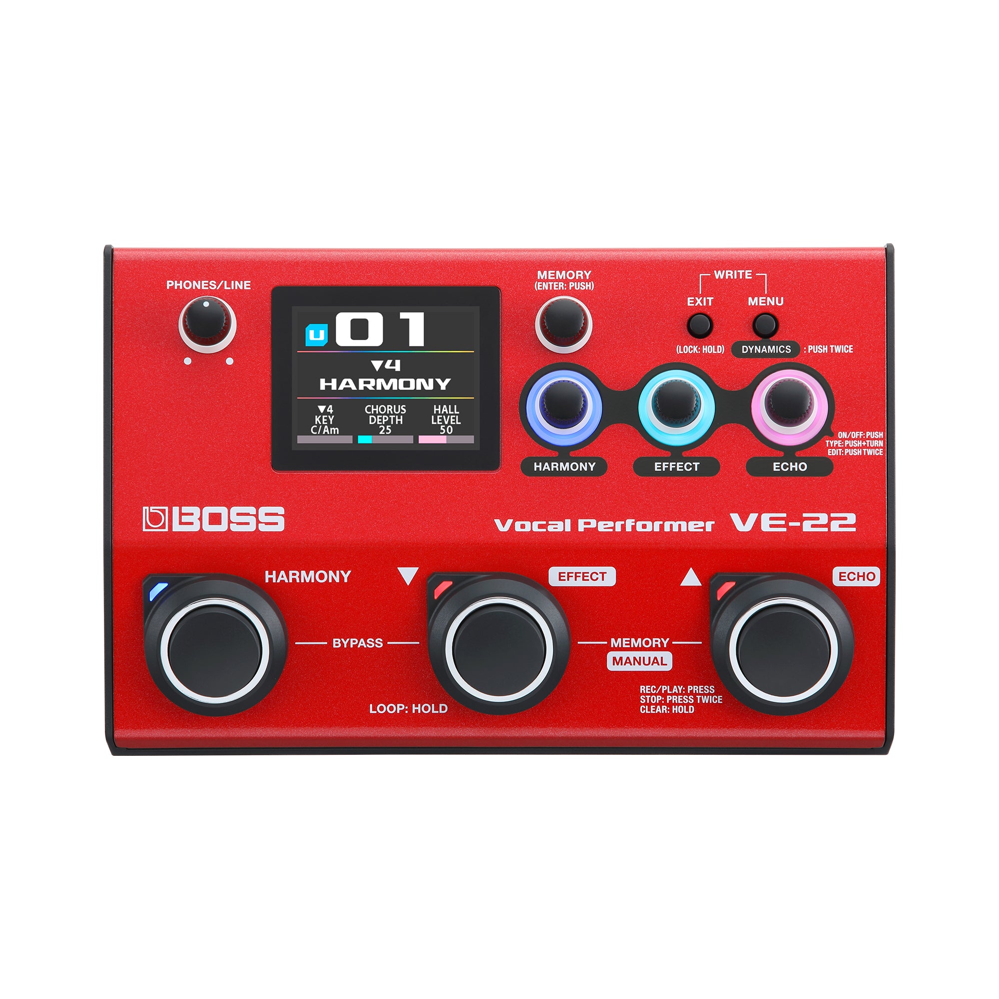 Boss VE-22 Vocal Performer Multi Effects Processor