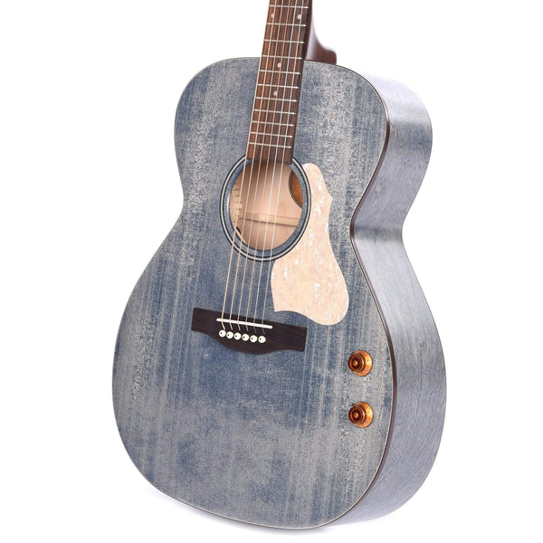 Art & Lutherie Legacy Parlor Q-Discrete Acoustic Denim Blue