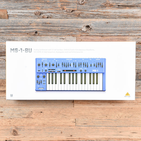 Behringer MS-1-BU Analog Synthesizer Blue – Chicago Music Exchange