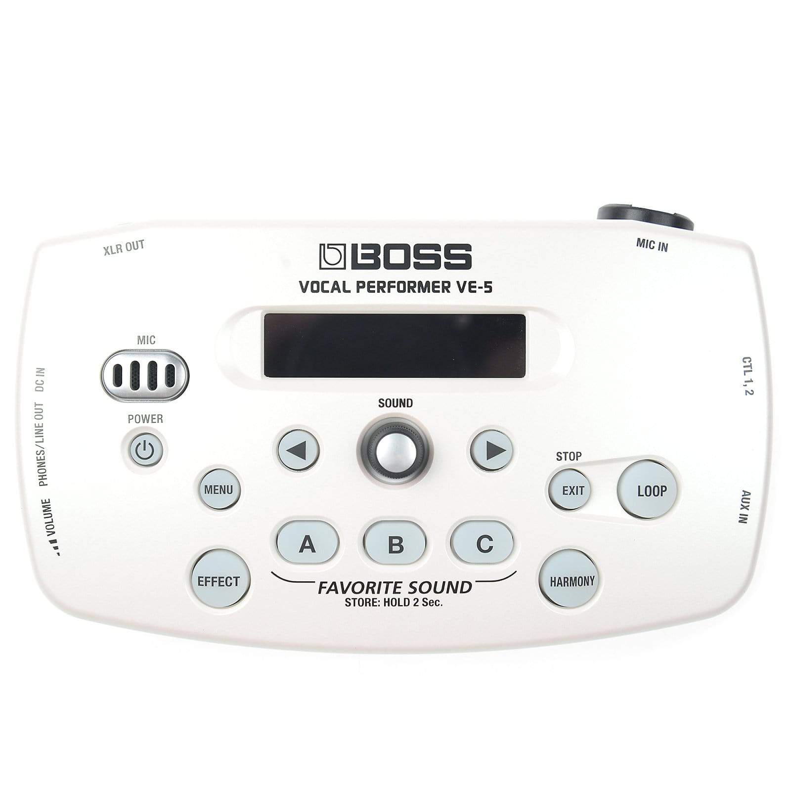 Boss VE-5 Vocal Effect Processor White – Chicago Music Exchange