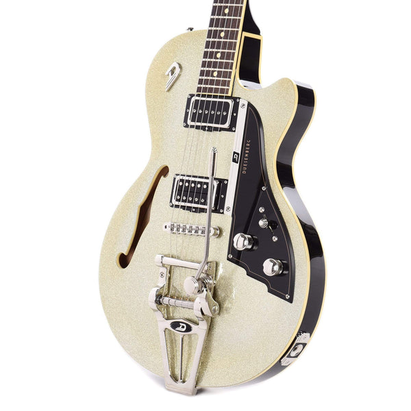 Duesenberg Starplayer TV Silver Sparkle – Chicago Music Exchange