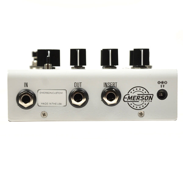 Emerson Custom Pomeroy Analog Overdrive Distortion White – Chicago