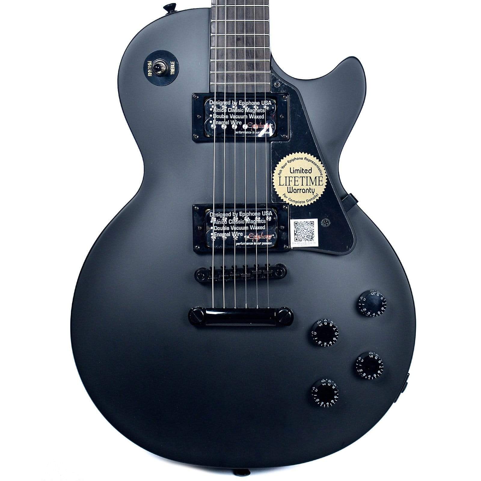 Epiphone Goth Les Paul Studio Pitch Black – Chicago Music Exchange