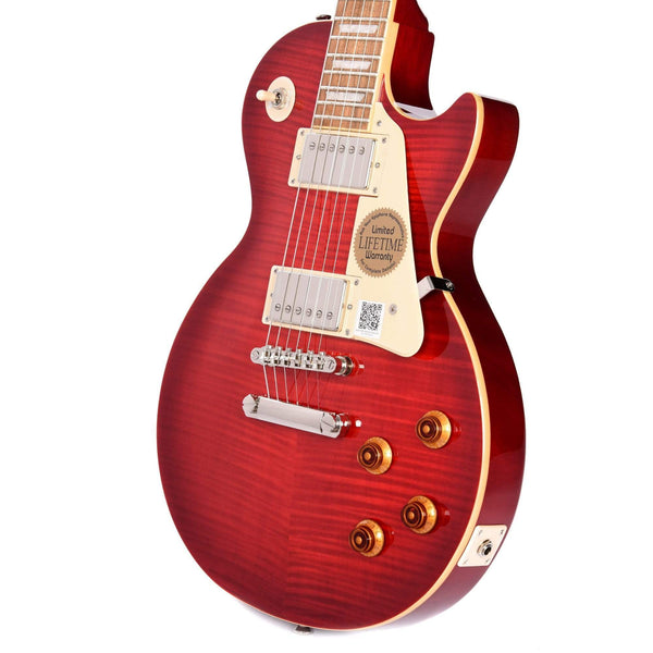 Epiphone Les Paul Standard Plus-Top Pro Blood Orange w/ProBuckers