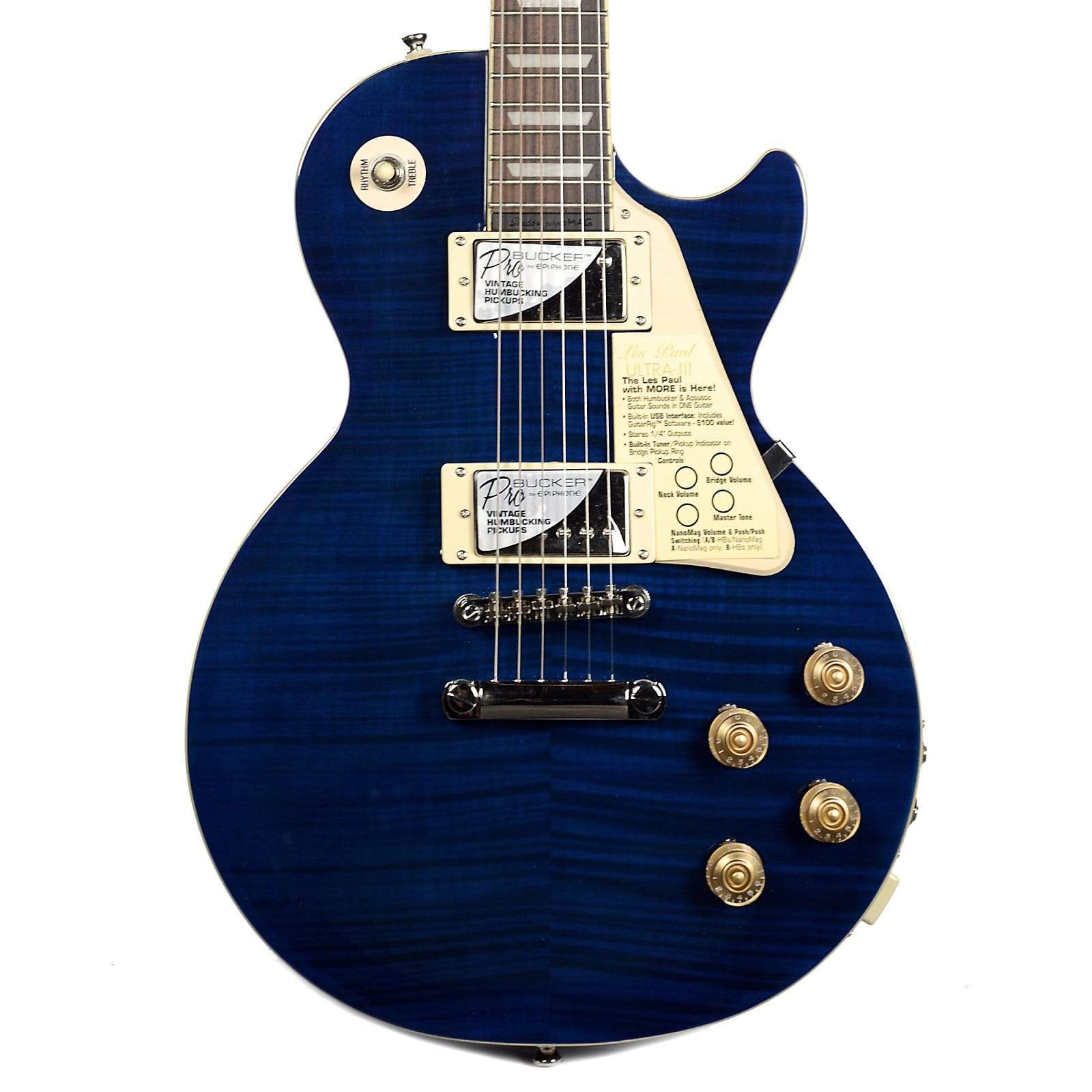 Epiphone Les Paul Ultra-III Midnight Sapphire – Chicago Music Exchange