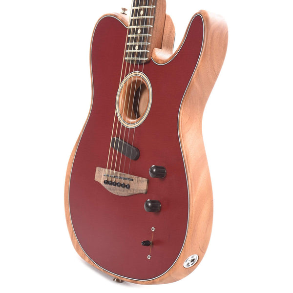 Fender American Acoustasonic Telecaster Crimson Red