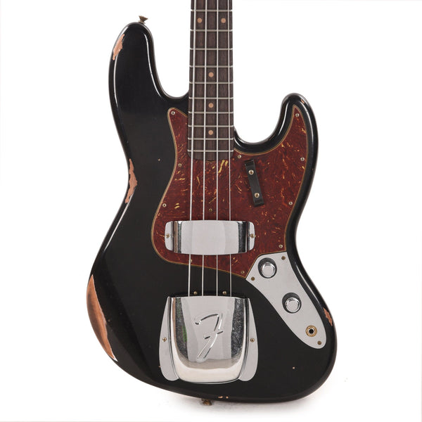 Fender Custom Shop 1962 Jazz Bass Relic Aged Black