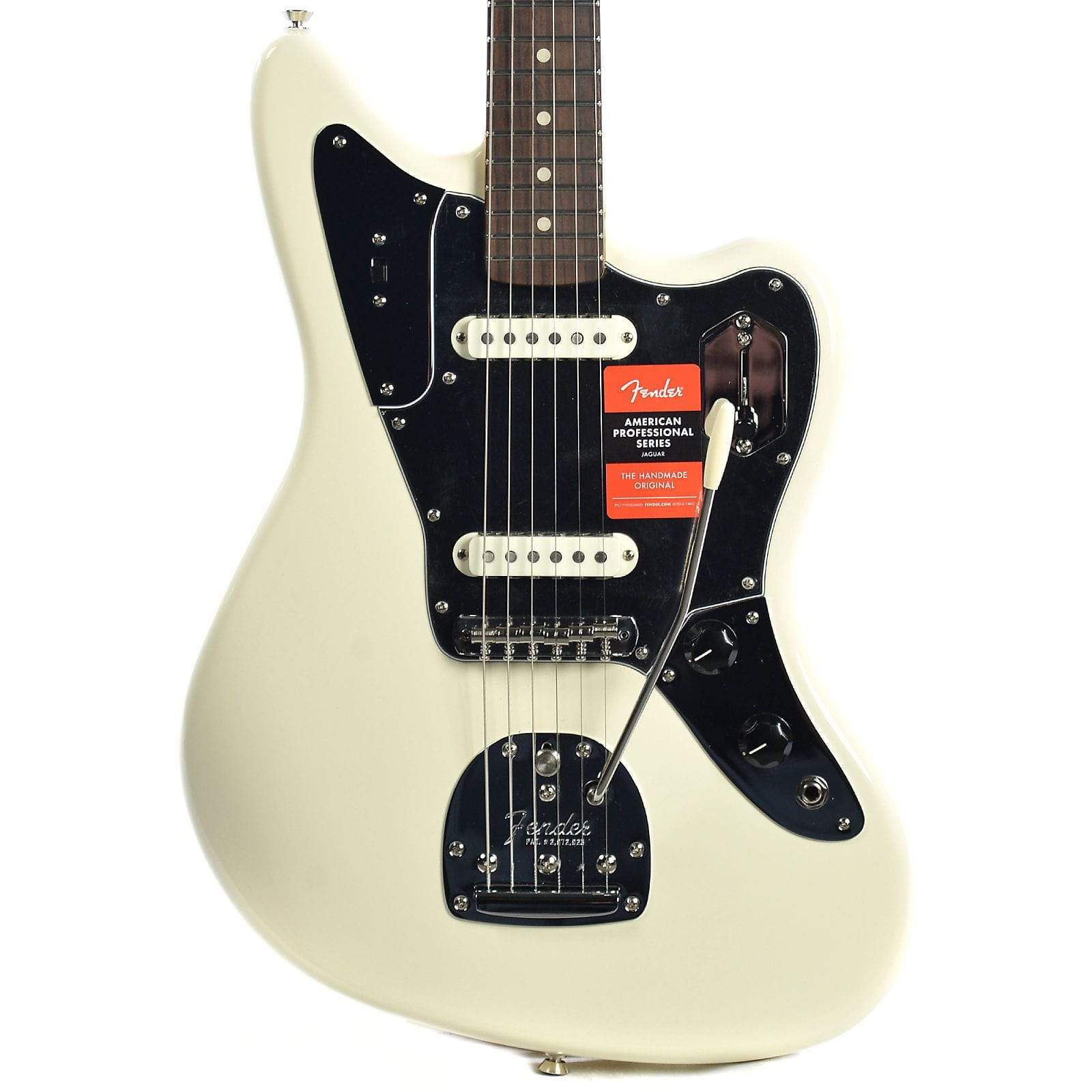 Fender American Pro Jaguar RW Olympic White – Chicago Music Exchange