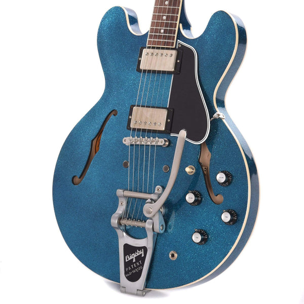 Gibson Memphis 2019 Limited MOD Series 1961 ES-335 Blue Sparkle Bigsby ...