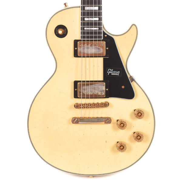 Gibson Custom 1974 Les Paul Custom Aged Classic White Vos – Chicago 