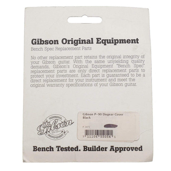 Gibson P-90/P-100 Pickup Dog Ear Cover - Black