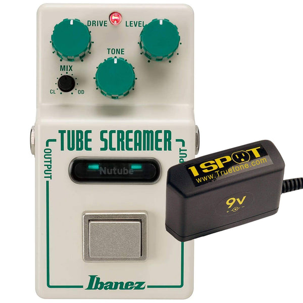 Ibanez Nu Tube Screamer Overdrive Pedal Bundle w/ Truetone 1 Spot