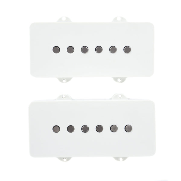 Lindy Fralin Jazzmaster Hum Cancelling 2-Conductor Stock Pickup Set White