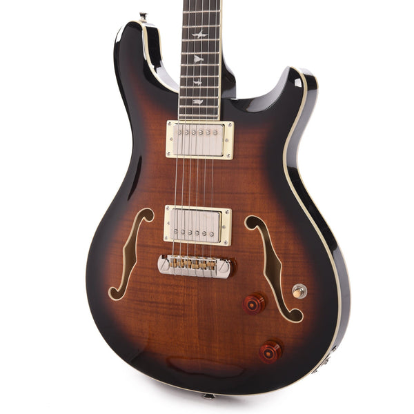 PRS SE Hollowbody II Black Gold Burst