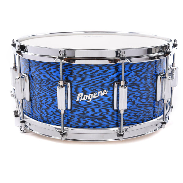 Rogers 6.5x14 Dyna-Sonic Wood Snare Drum Blue Onyx