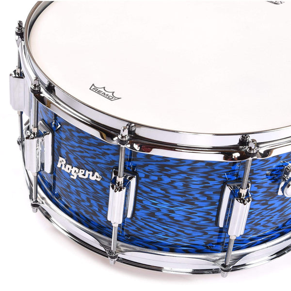 Rogers 6.5x14 Dyna-Sonic Wood Snare Drum Blue Onyx