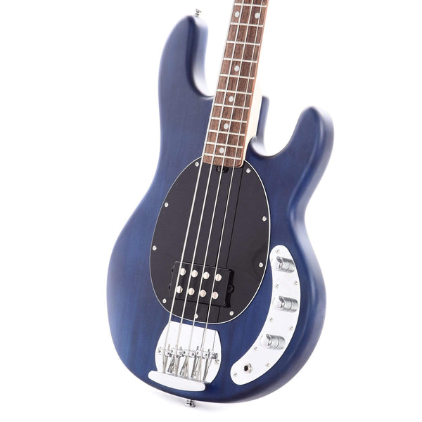 Sterling by Music Man StingRay Ray4 Bass Guitar in Trans Blue