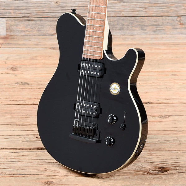 Sterling by Music Man S.U.B. Series Axis Black with White Body