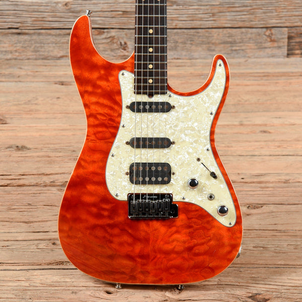 Tom Anderson Hollow Drop Top Classic Orange 1996 – Chicago Music