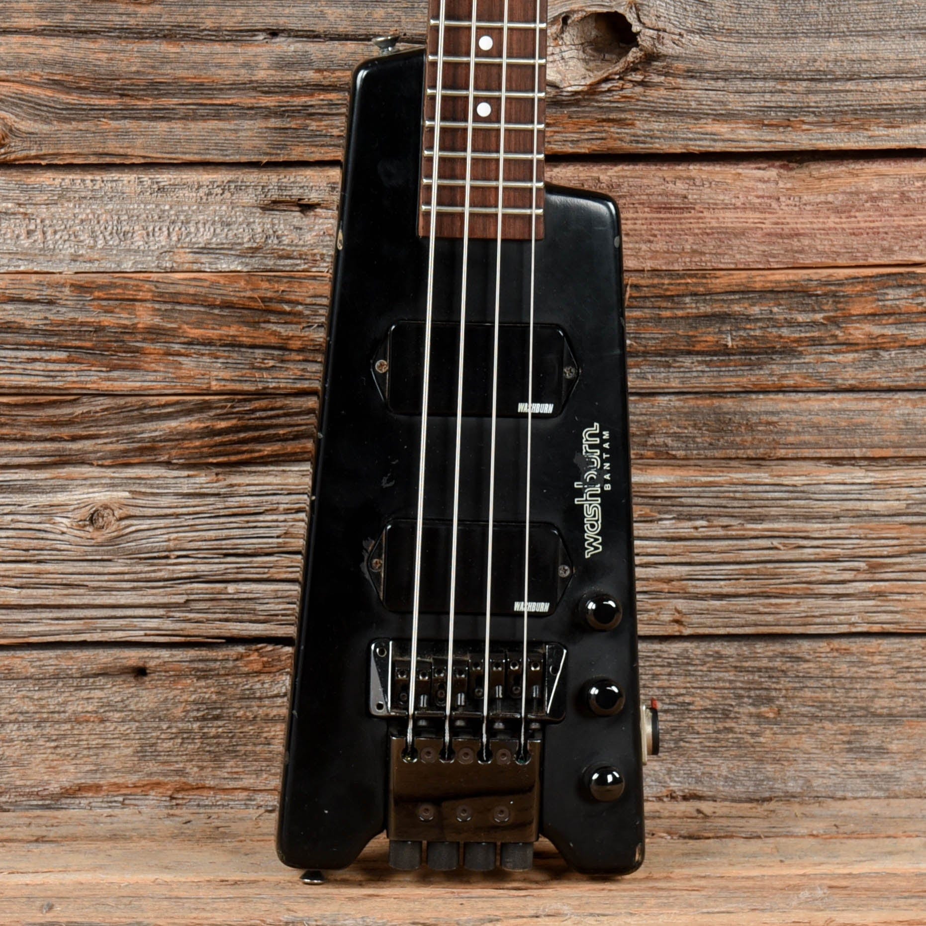 Washburn Bantam B60 Bass Black 1980s – Chicago Music Exchange