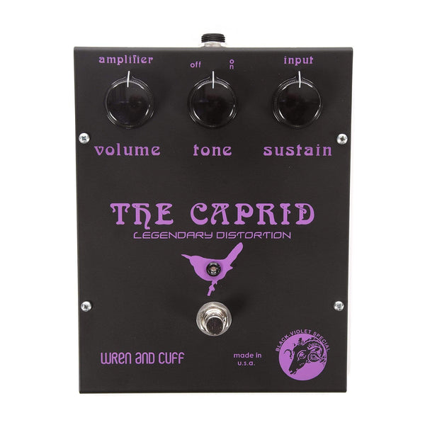 Wren and Cuff Black-Violet Caprid Original Reissue Fuzz Pedal