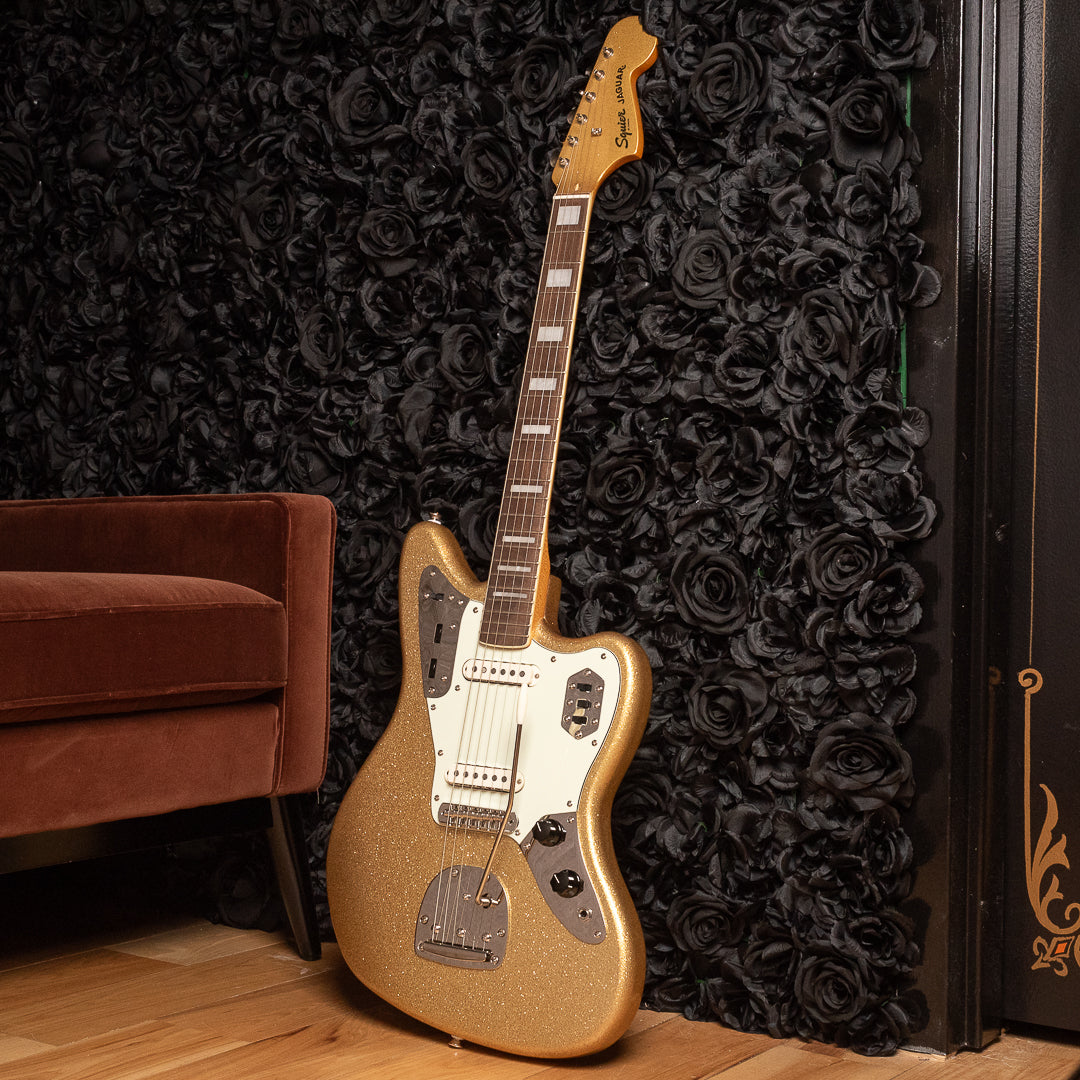 Squier Classic Vibe '70s Jaguar Gold Sparkle