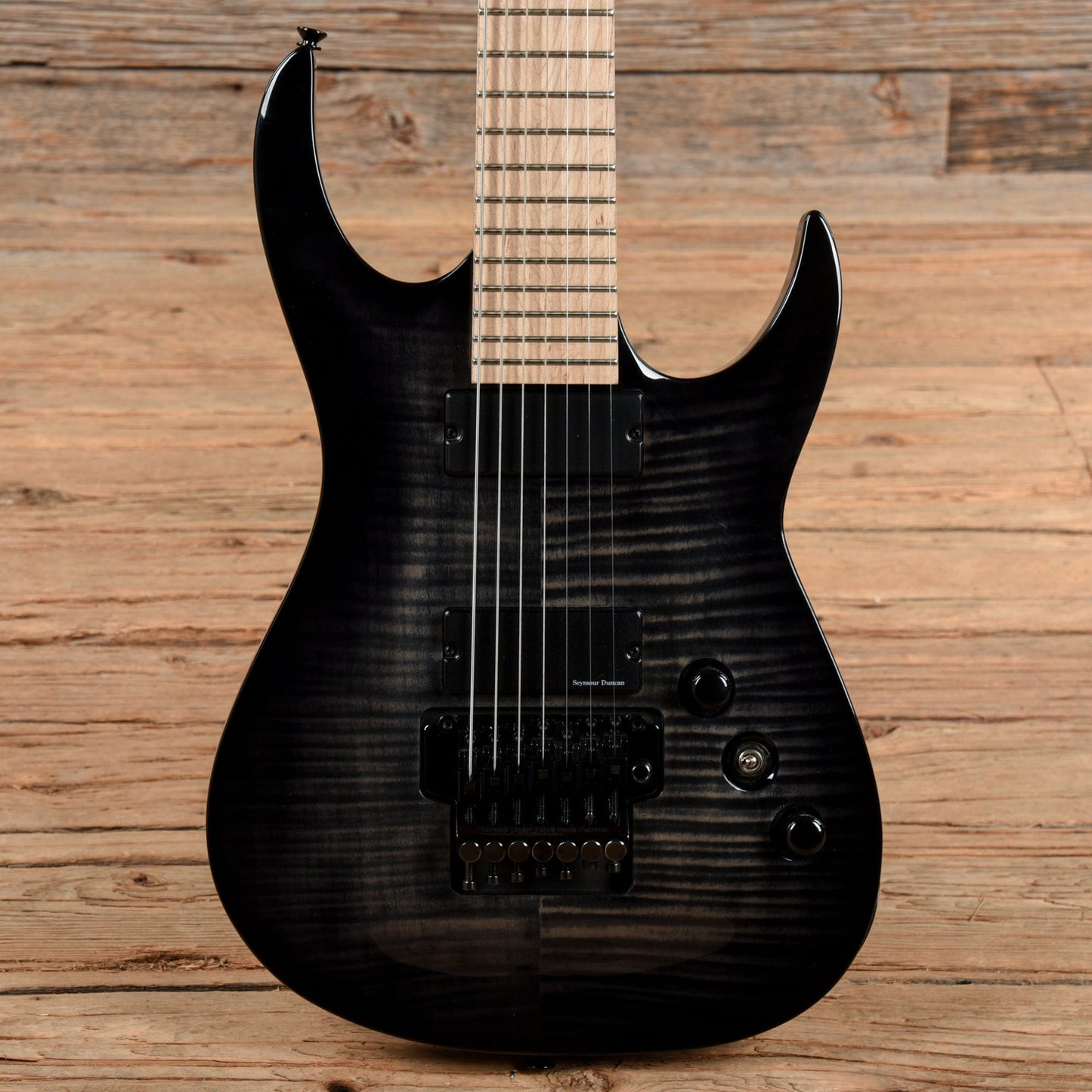 Agile Interceptor 7 Black Electric Guitars / Solid Body