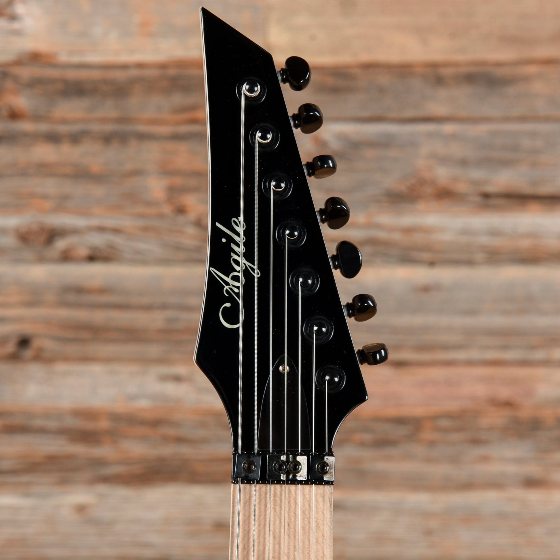 Agile Interceptor 7 Black Electric Guitars / Solid Body