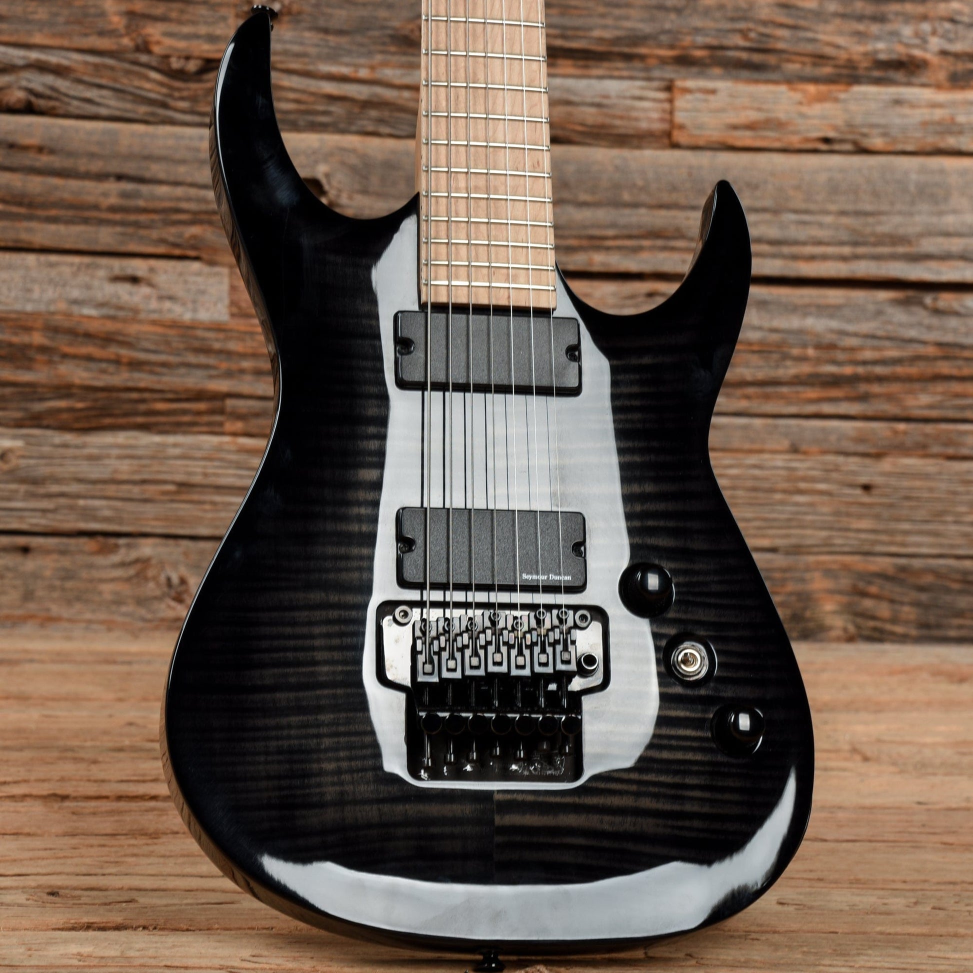 Agile Interceptor 7 Black Electric Guitars / Solid Body