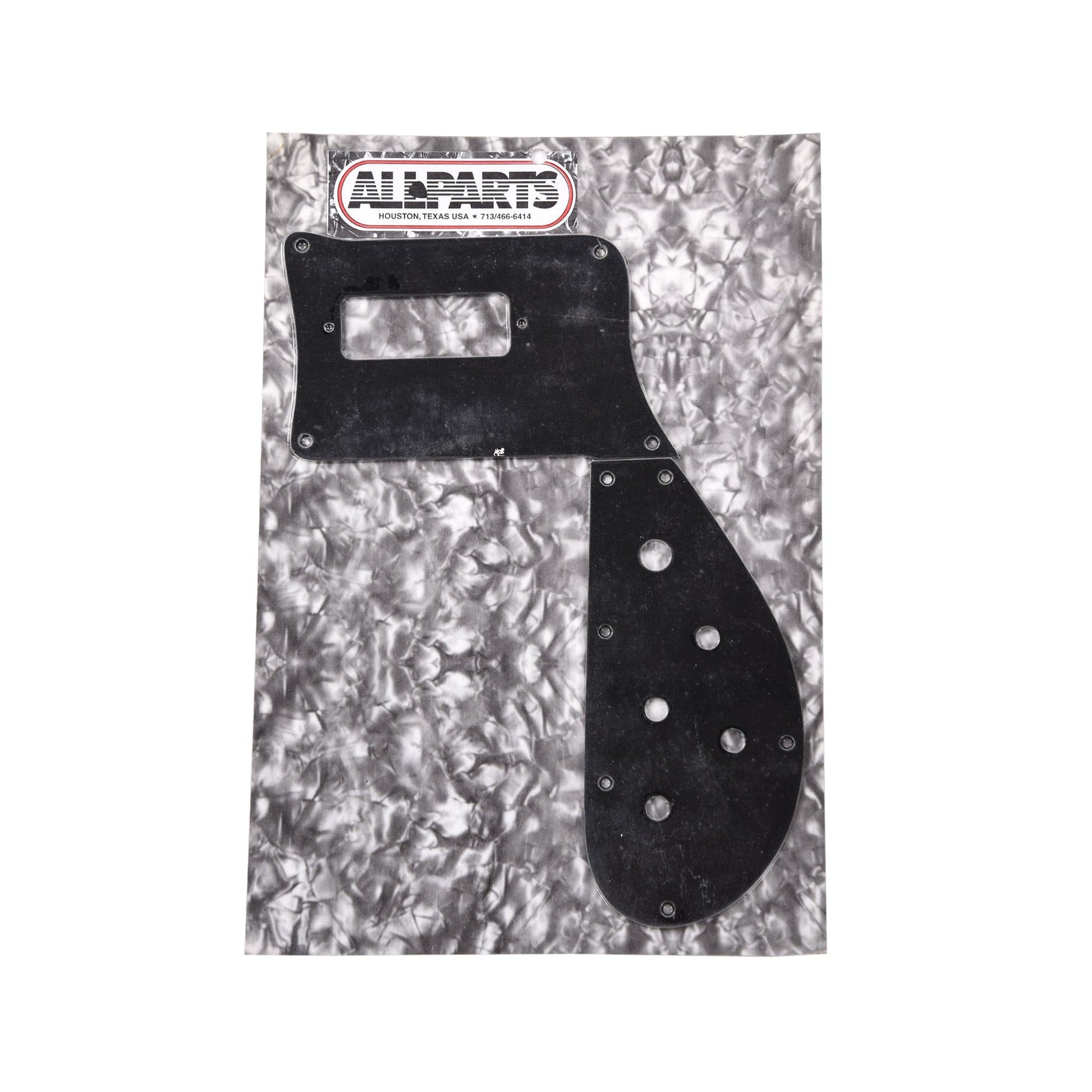 Allparts Pickguard for Rickenbacker Bass 4003 2-Piece 1-Ply Black