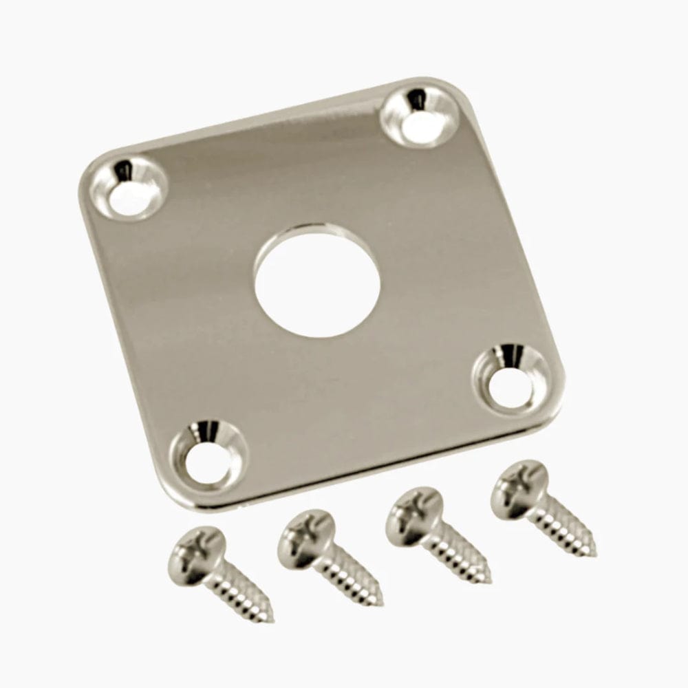 Allparts AP-0633-001 Nickel Metal Jackplate Parts / Amp Parts