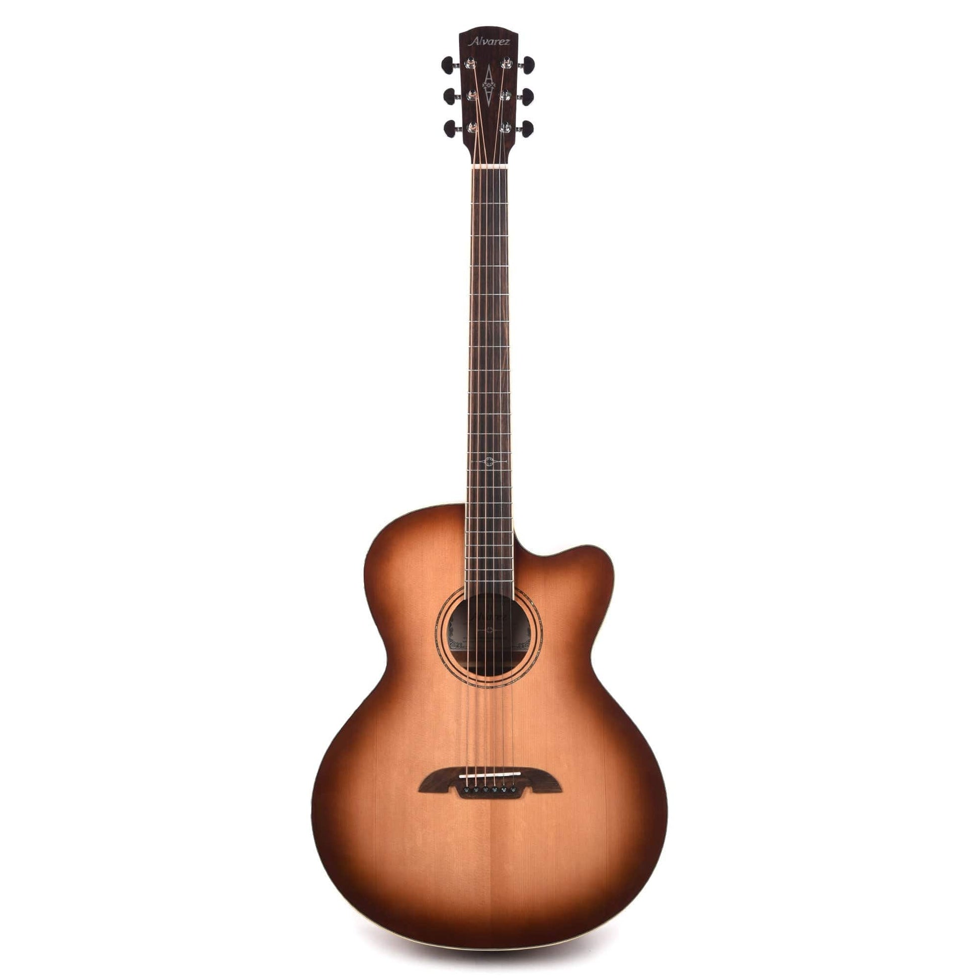 Alvarez ABT60ce Artist Baritone Solid A+ Sitka Spruce/African Mahogany Shadowburst Acoustic Guitars / Baritone