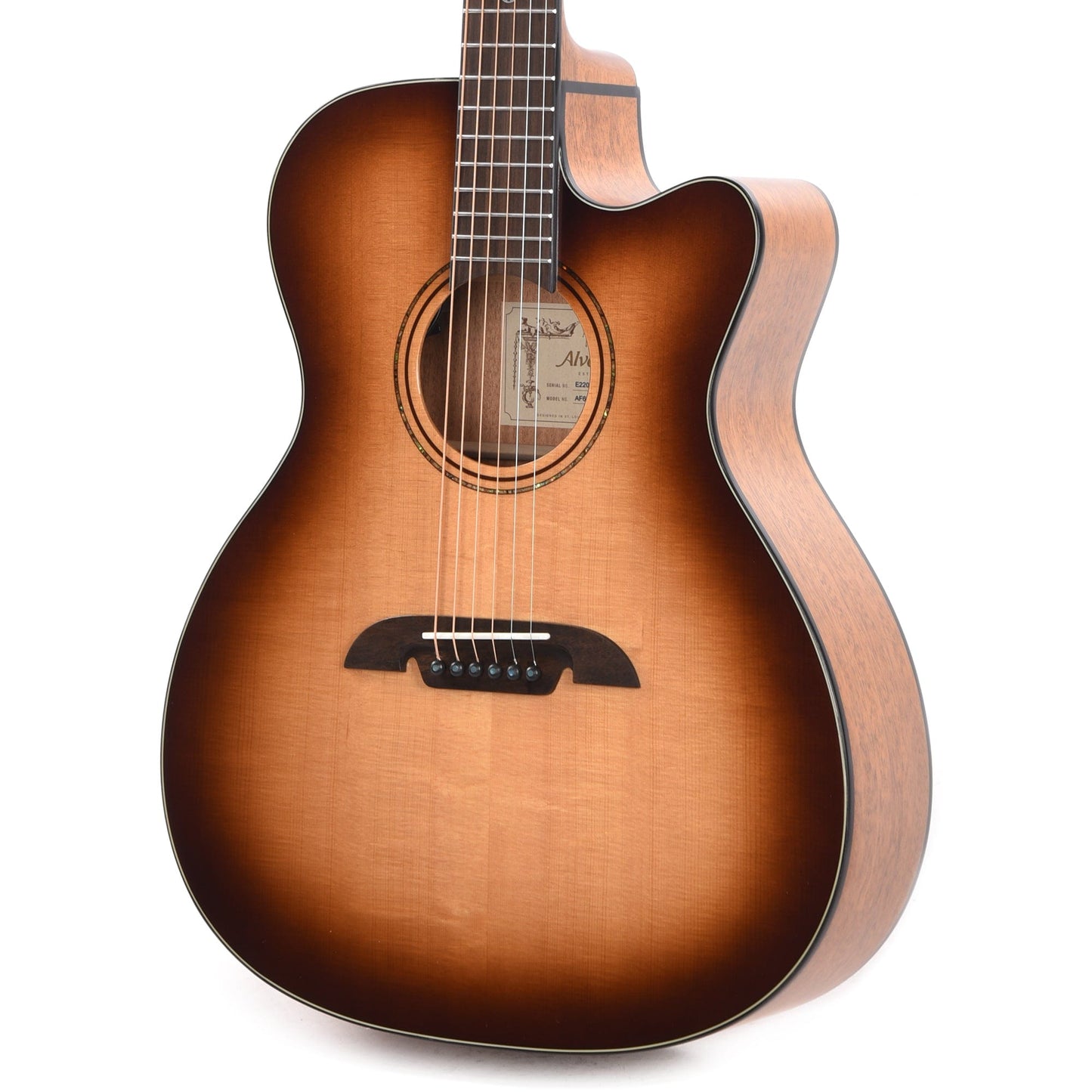 Alvarez AF60CESHB Artist Series Acoustic Guitar Shadowburst Gloss Acoustic Guitars / OM and Auditorium