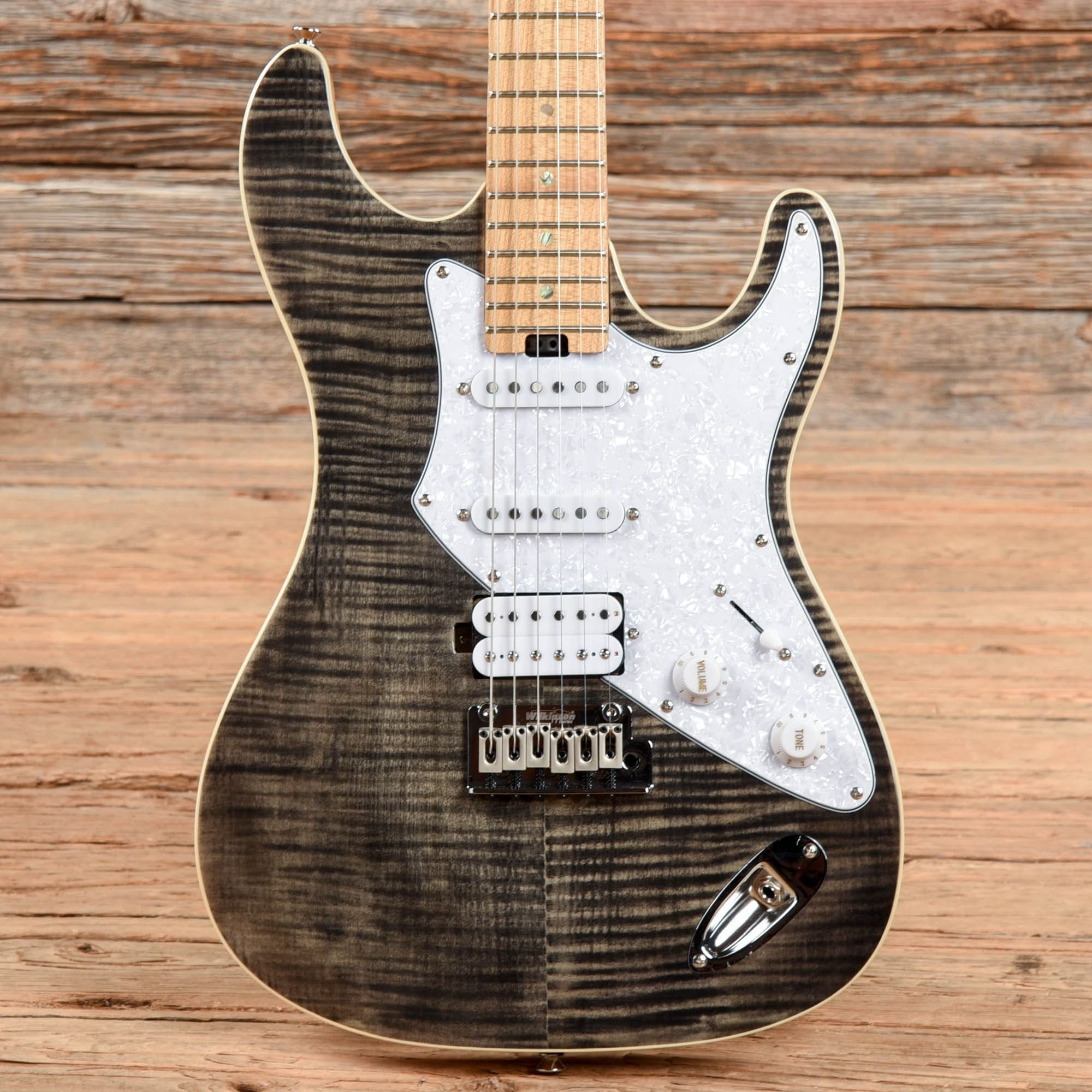 Aria Pro II Fullerton Trans Black – Chicago Music Exchange