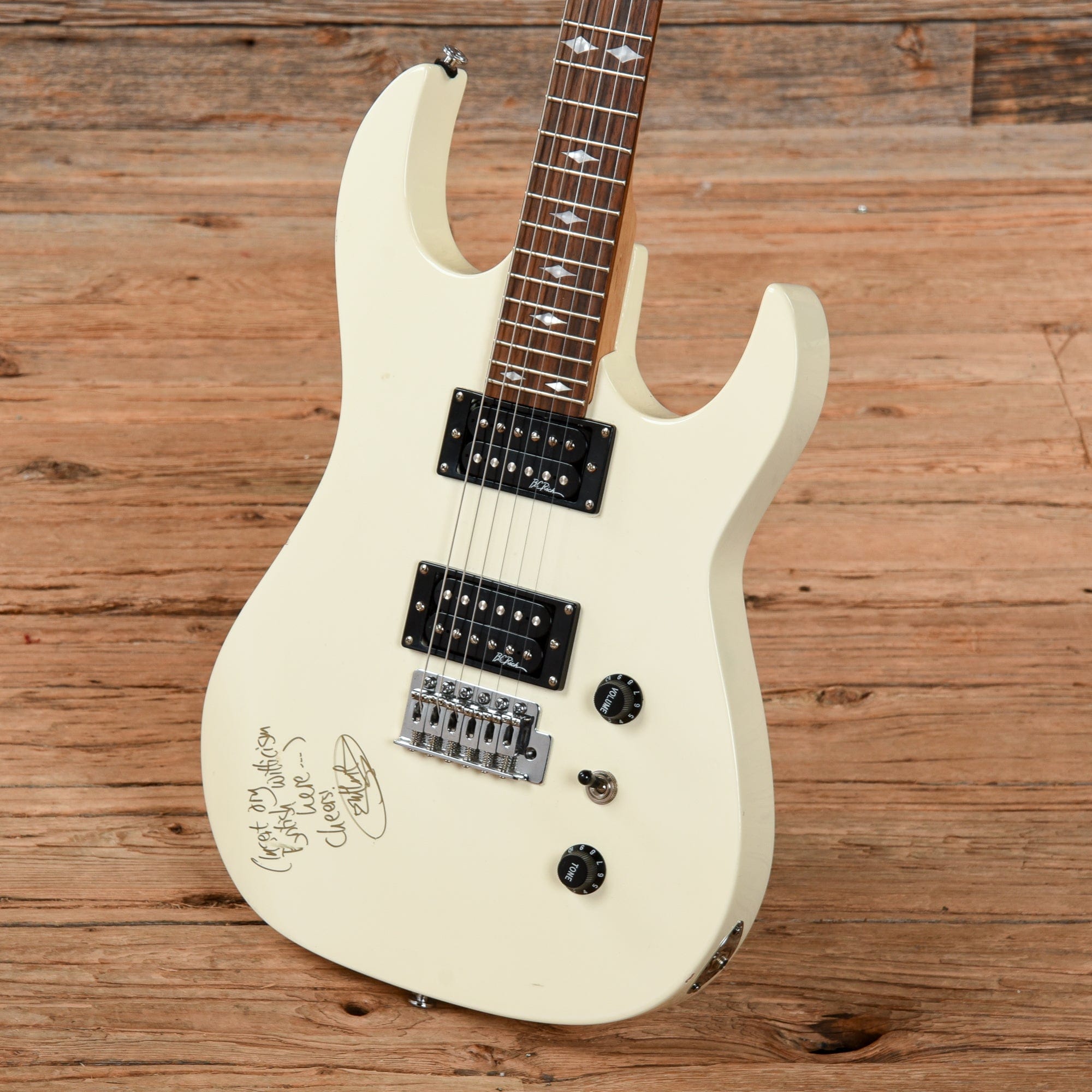 B.C. Rich ASM-1 White – Chicago Music Exchange