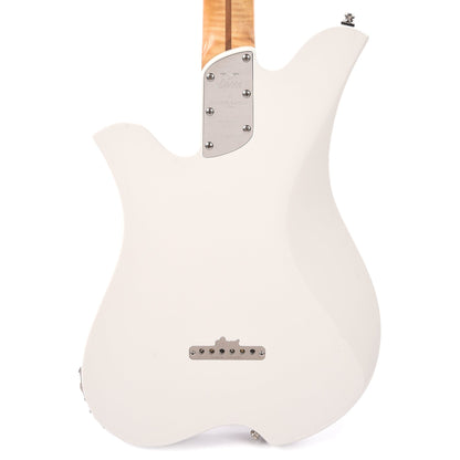 Bacci Leonardo Funk Machine Dual Output Baritone Vintage White Electric Guitars / Solid Body