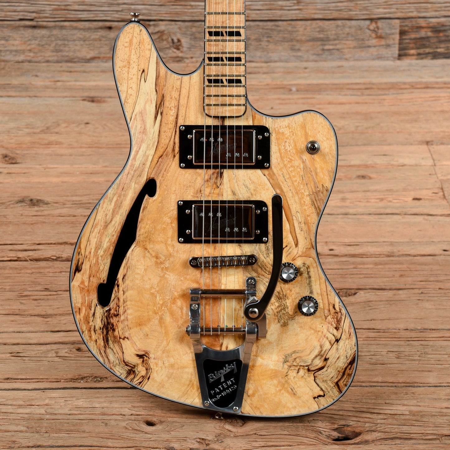 BilT S.S. Zaftig Custom Natural Electric Guitars / Semi-Hollow