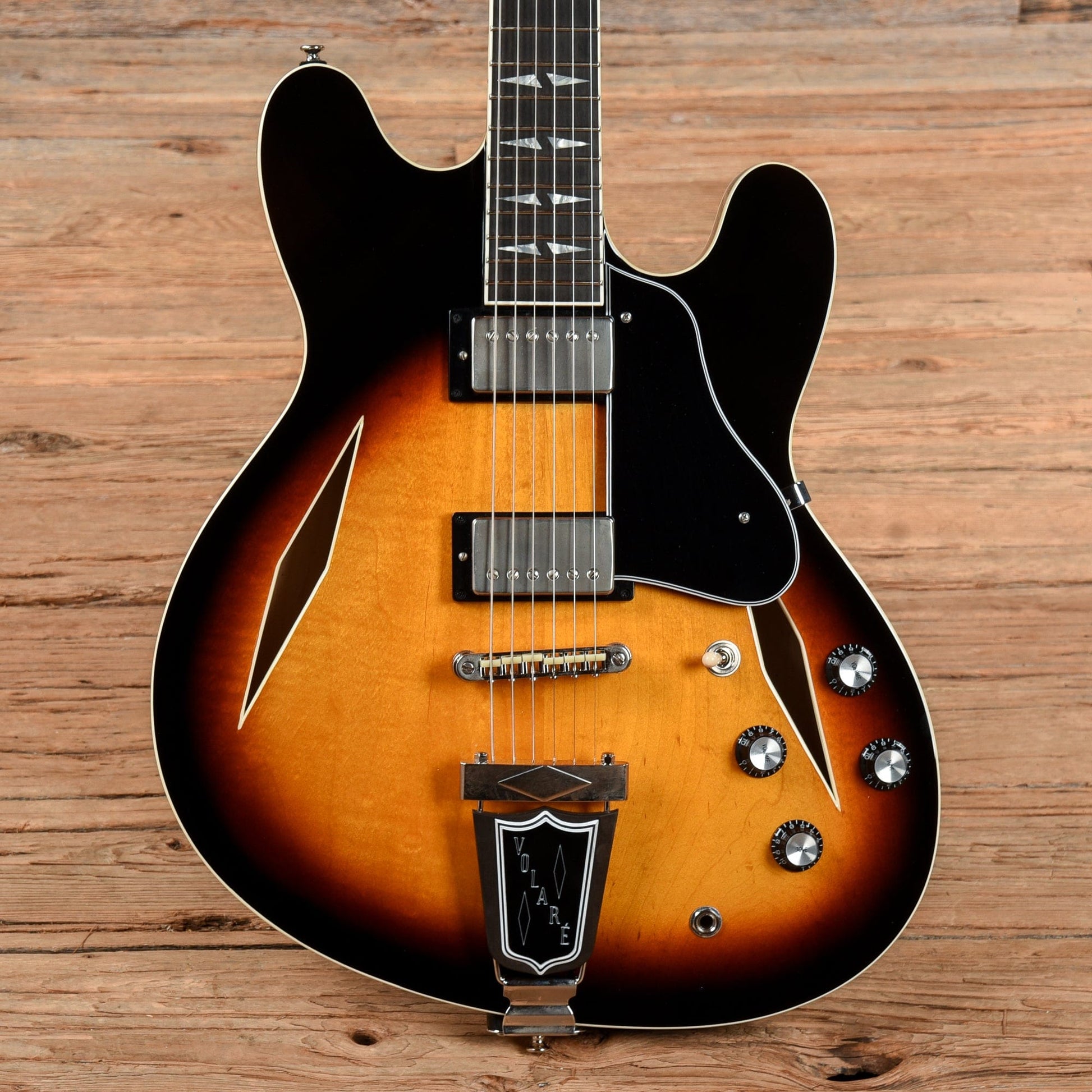 BilT Volare Sunburst Electric Guitars / Semi-Hollow