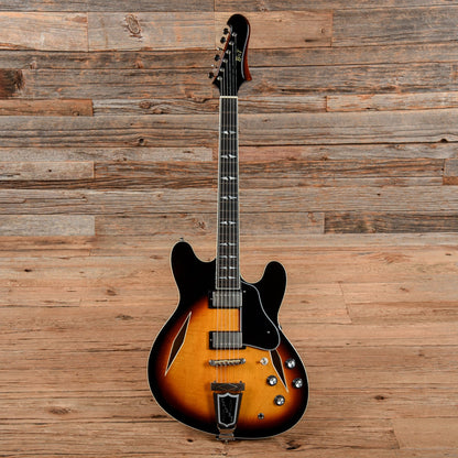 BilT Volare Sunburst Electric Guitars / Semi-Hollow