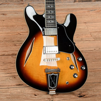 BilT Volare Sunburst Electric Guitars / Semi-Hollow