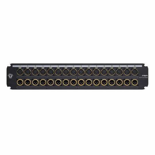 Black Lion Audio 32 Point Gold Plated XLR Patchbay Pro Audio / Patchbays