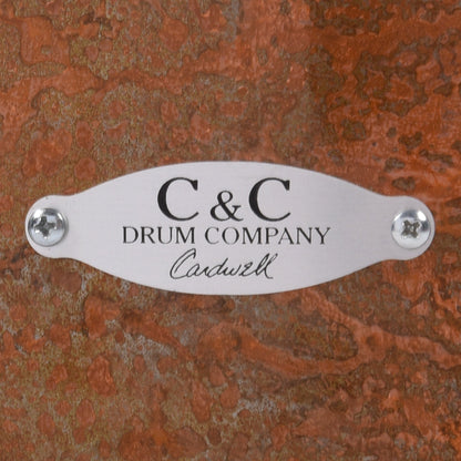 C&C 5x14 Custom Etched Copper Over Steel Snare Drum Drums and Percussion / Acoustic Drums / Snare